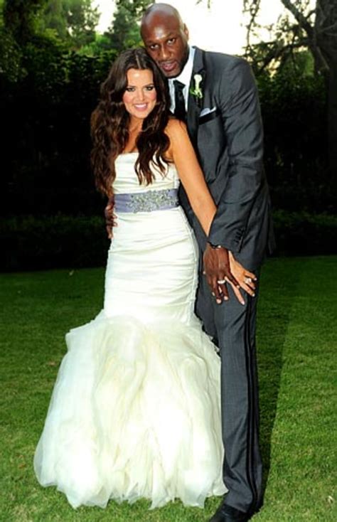 Khloe Kardashian and Lamar Odom | Stars' Stunning Wedding Photos | Us ...