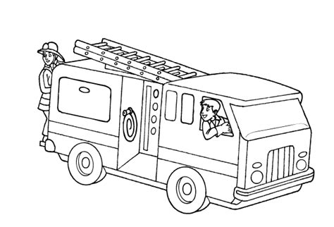 free-fire-truck-coloring-page - Coloring Page Book