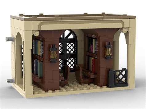 LEGO MOC Hogwarts Library (modular) by Nico2301 | Rebrickable - Build with LEGO