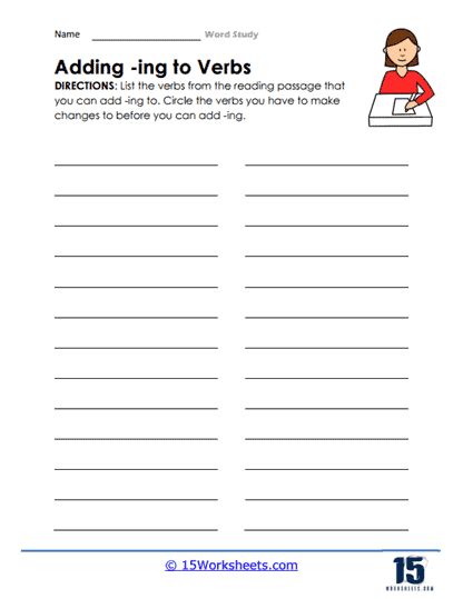 Word Study Worksheets - 15 Worksheets.com