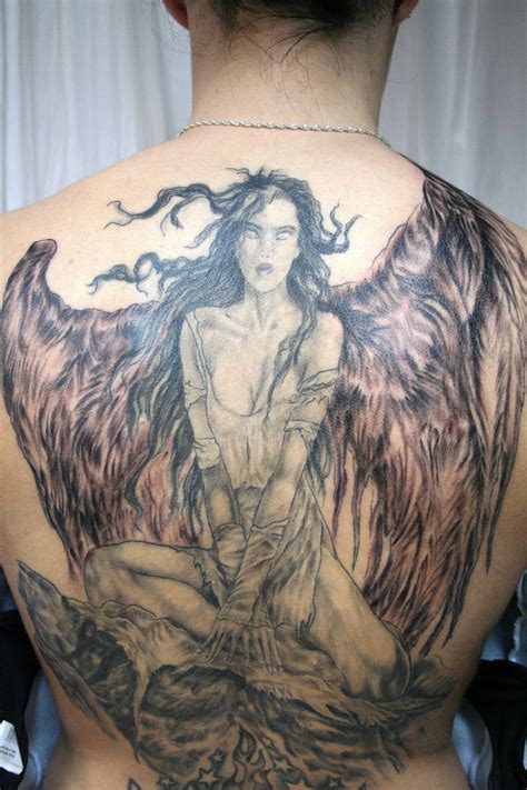 Angel Big Wings Tattoo by 2Face-Tattoo on DeviantArt