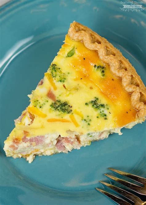 Ham and Broccoli Quiche Recipe