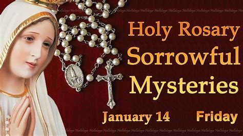 Rosary Friday | Sorrowful Mysteries | January 14 2022 | Today Holy Rosary - YouTube