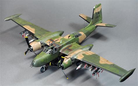 A B-26K model in 1/48 scale | Model airplanes, Model aircraft, Plastic model airplane kits