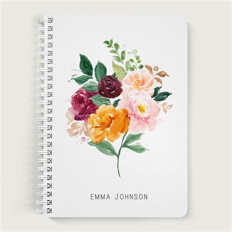 Floral Journal - Etsy