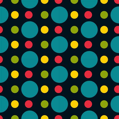 Colored polka dot seamless pattern 347084 Vector Art at Vecteezy