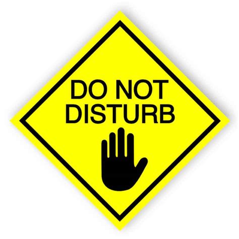 Free Printable Do Not Disturb Sign