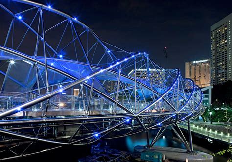 Singapore Helix Bridge - The Awesomer