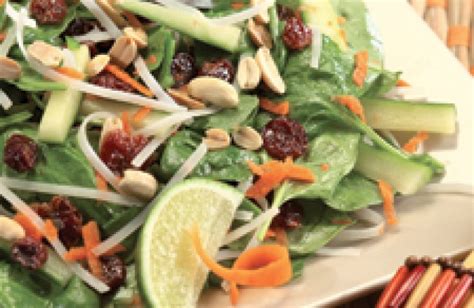 Asian Spinach Salad | Choose Cherries