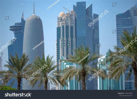 Qatar Capital City Doha Skyline High Stock Photo 1758510836 | Shutterstock