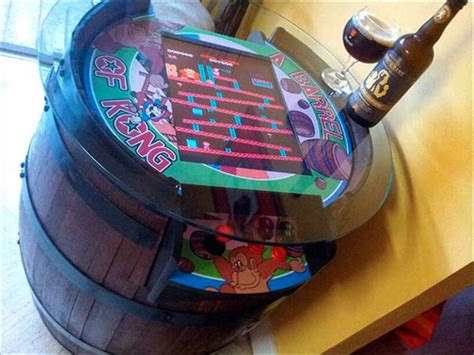 Handcrafted Donkey Kong Barrel Game Is Perfect For A Retro Happy Hour ...