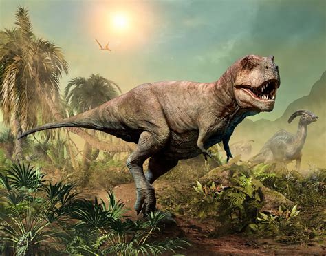 3D Tyrannosaurus Rex - Wallpaper