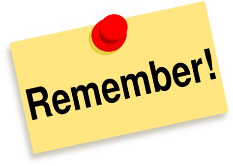 reminder sticky | Remember Sticky Note clip art - vector clip art online, royalty free ...