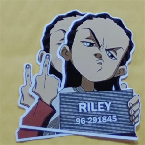 Buy The Boondocks Riley Freeman Gloss Weatherproof Decal Sticker Online ...