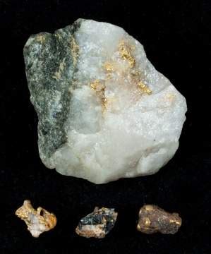 Group of Quartz Gold Ore | Cottone Auctions