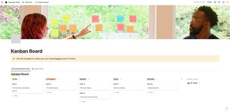 Notion - Kanban Board Template