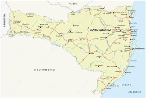 Mapa de Santa Catarina (com imagens) | Mapa, Santa catarina, Mapa santa catarina