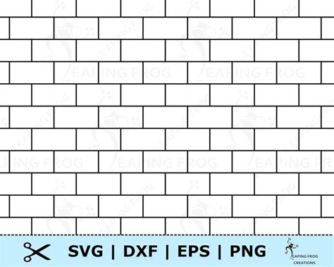 Brick Pattern SVG. Seamless Brick Wall. Cricut cut files | Etsy