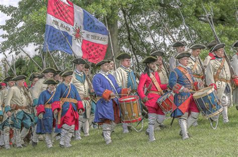 Faces Of The French And Indian War French Army On The March Digital Art by Randy Steele