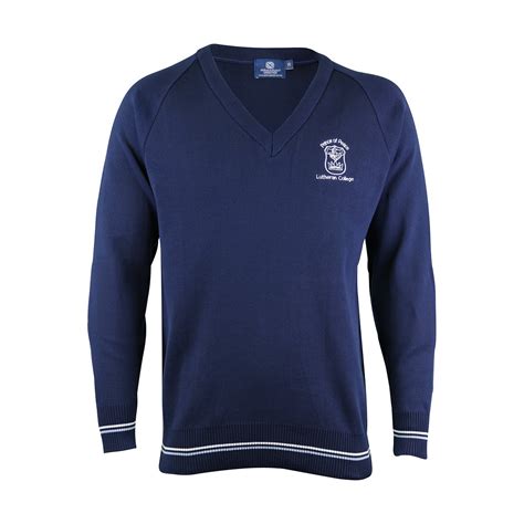 Pullover Navy - Uniforms - Prince of Peace Lutheran College (Everton Hills) - Shop By School ...