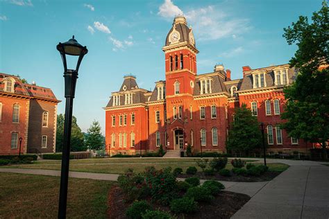 West Virginia University Campus Print Daybreak Photograph by Aaron ...