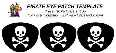 Pirate Eye Patch Template Printable - Printable Templates