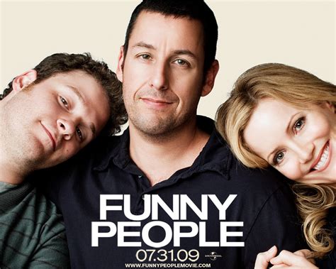 Leslie, Adam Sandler & Seth Rogen in Funny People - Leslie Mann ...