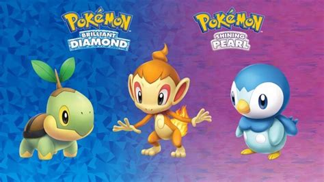 Turtwig, Chimchar, and Piplup evolution levels in Pokémon Brilliant ...