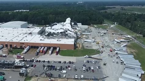 NC Tornado Tears Open Pfizer Drug Factory - Videos from The Weather Channel