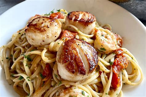 Creamy, Garlicky Seafood Pasta Recipe | The Kitchn