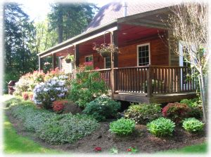 rustic cabin landscaping ideas - Rosamond Herman