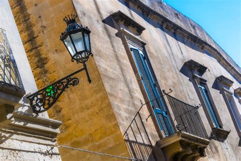 Historic Architecture of the City of Lecce, Apulia, Italy Stock Photo ...