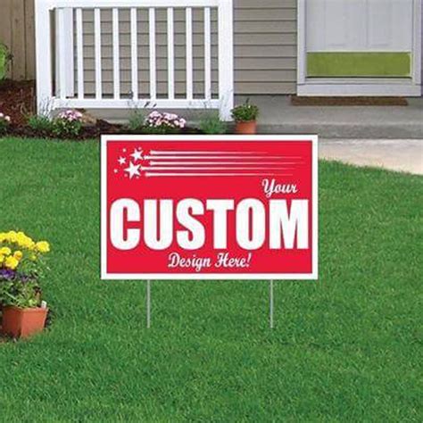 12x18 Custom Corrugated Plastic Yard Signs With - Etsy