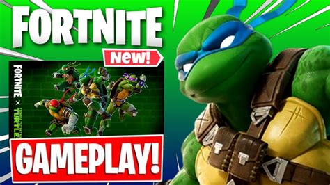 TMNT Bundle Gameplay In Fortnite (Teenage Mutant Ninja Turtles) - YouTube