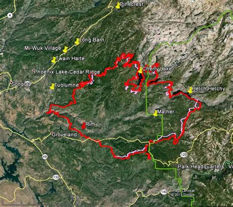 California: Rim Fire at Yosemite NP - Wildfire Today