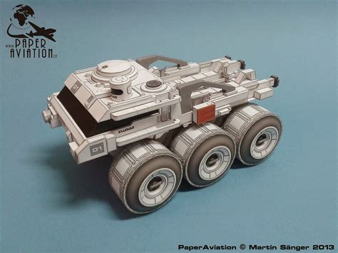 Moon - Lunar Rover Papercraft | Papercraft Paradise | PaperCrafts | Paper Models | Card Models