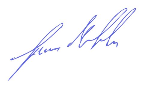 blue png format signature png - Clip Art Library