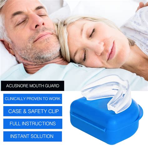 NHS Snore Stopper Anti Snoring Mouth Guard Device Sleep Aid Stop Apnoea | eBay