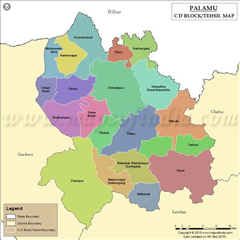 Palamu Tehsil Map