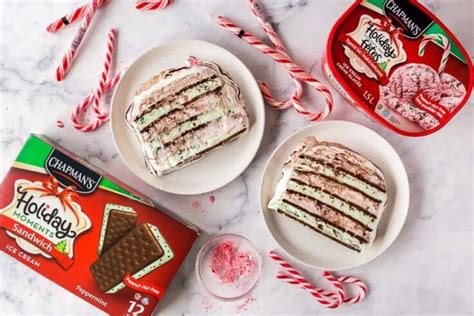 Holiday Ice Cream Sandwich Cake [VIDEO] - The Recipe Rebel