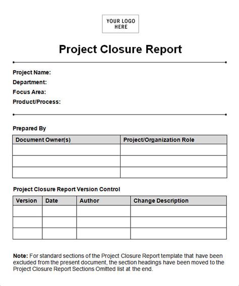 9+ Project Closure Report Templates in PDF | MS Word | Pages | Google Docs | Free & Premium ...