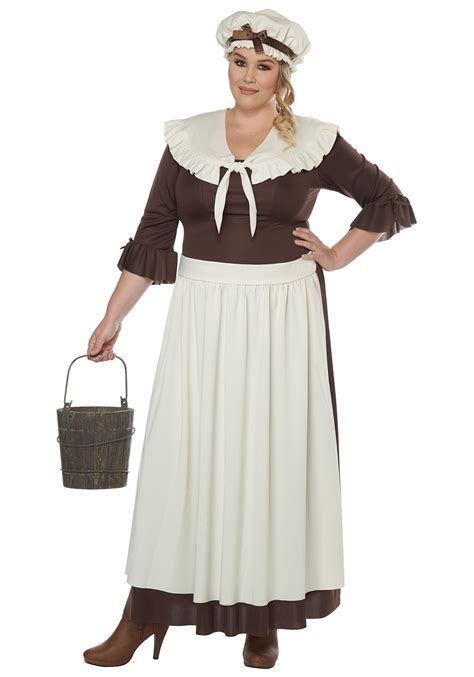 Colonial Village Woman Plus Size Costume