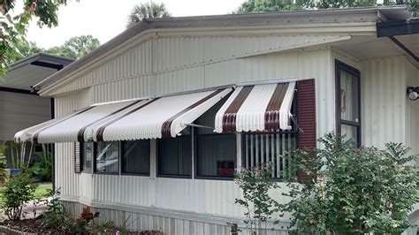 Bay Window Awnings in Cocoa Florida | Haggetts Aluminum