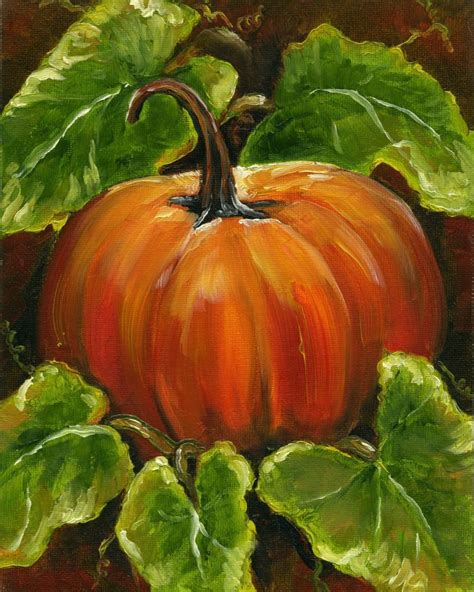 Image result for thanksgiving acrylic paintings | Fall canvas painting, Painted pumpkins, Autumn art