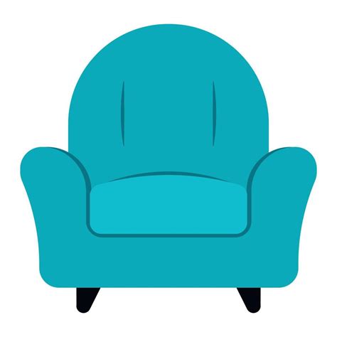 Blue Single Sofa Icon Animated Vector Illustration Isolated on White Background 20490610 Vector ...