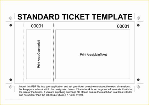 Free event Ticket Template Of Ticket Template Word ...