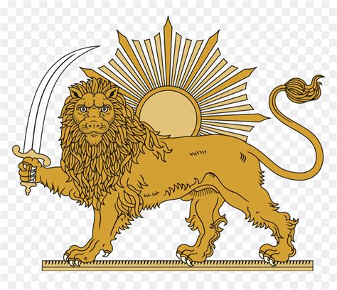 Persian Lion Flag, HD Png Download - vhv