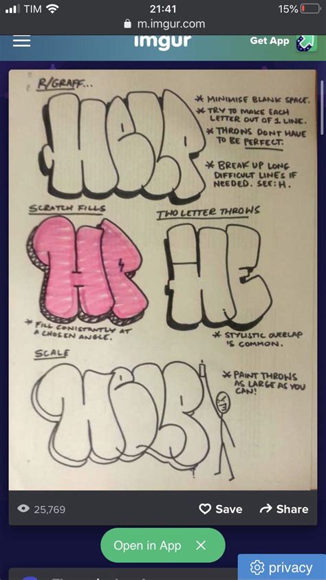 Good Throwie tutorial : r/Graffbegginer