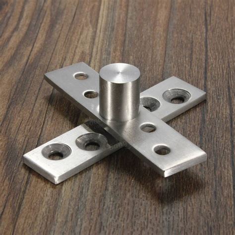 2pcs 360 Degree Door Pivot Hinge Hardware Silver 74mm Length | Door hardware interior, Wooden ...