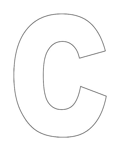 Download or print this amazing coloring page: Letter c coloring pages to download and p ...